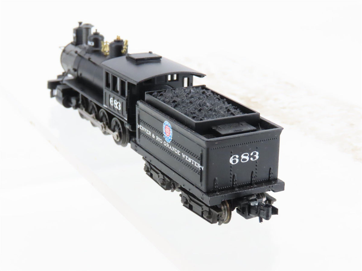 N Scale Athearn 10918 D&amp;RGW Rio Grande 2-8-0 Steam Locomotive #683