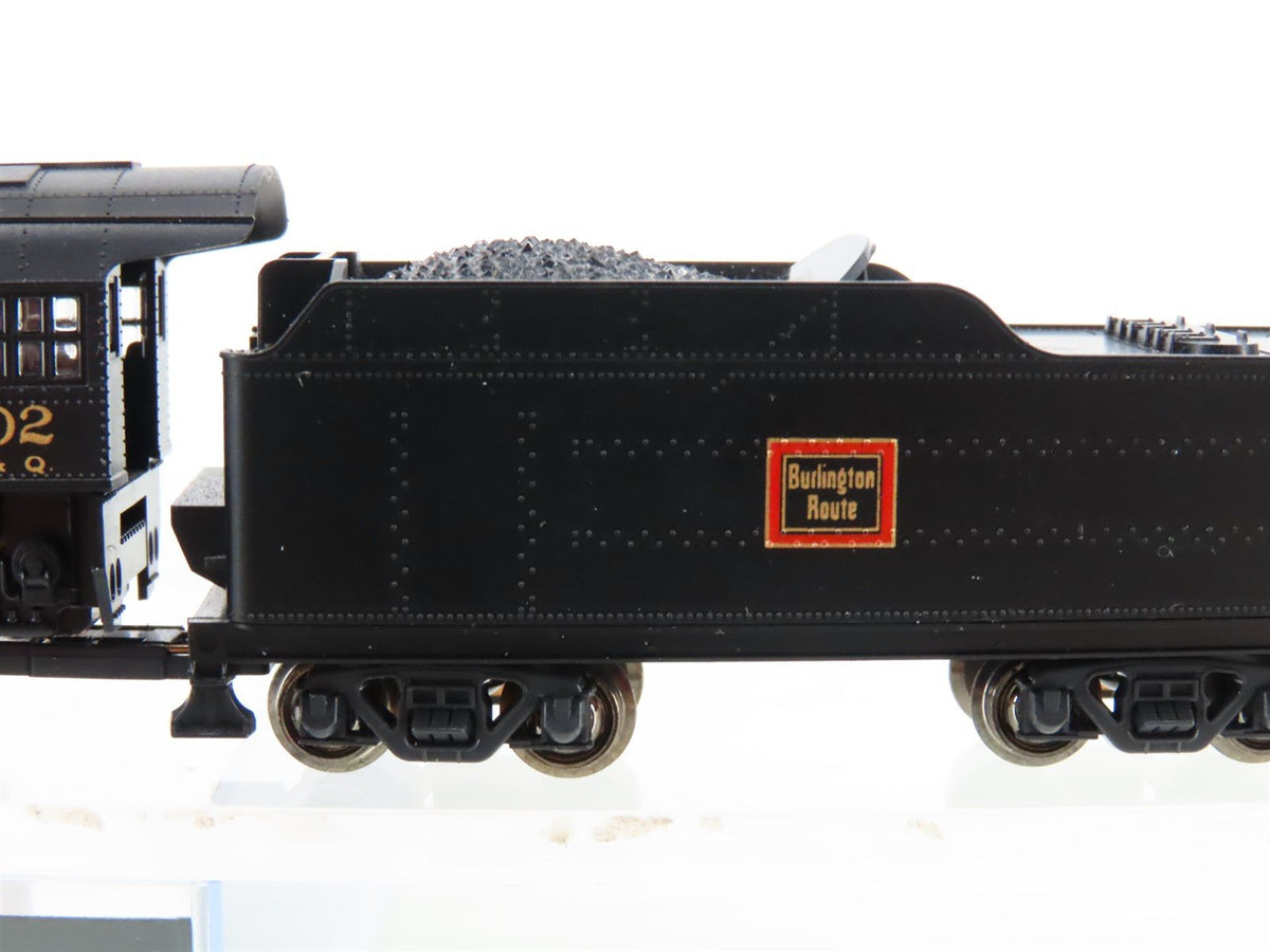 N Scale KATO 126-0211A CB&amp;Q Burlington Route 2-8-2 Heavy Mikado Steam #5502