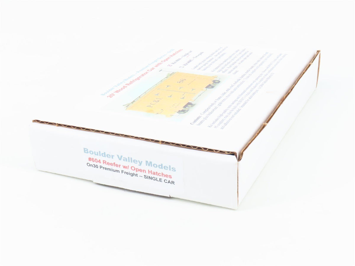 On30 Scale Boulder Valley Models Kit #604 20&#39; Wood Reefer