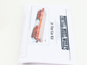 On30 Scale Foothill Model Works Kit #FMW-2326 20' Flat Car