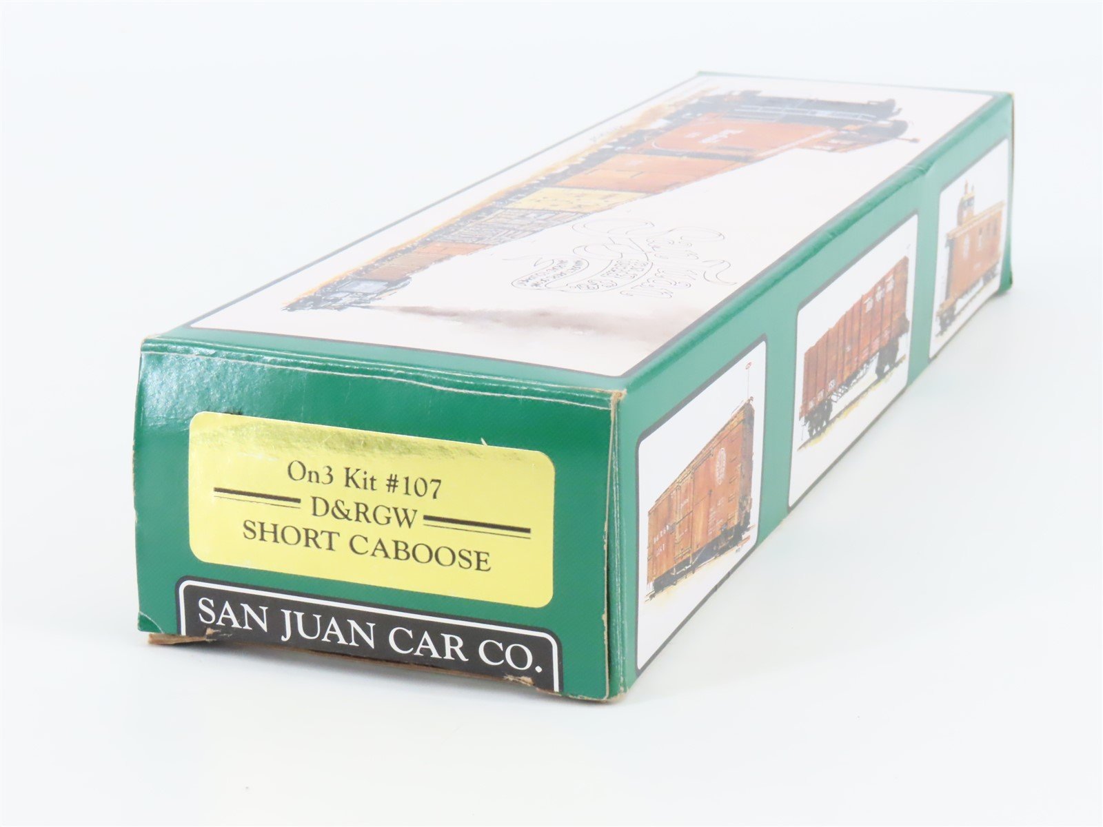 On3 Scale San Juan Car Co Kit #107 D&RGW Rio Grande Short Caboose