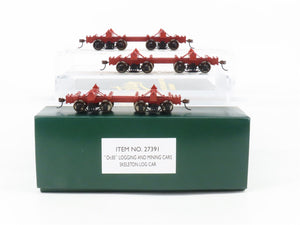 On30 Scale Bachmann Spectrum 27391 Skeleton Log Cars w/ Log Load 3-Pack