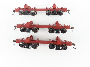 On30 Scale Bachmann Spectrum 27391 Skeleton Log Cars w/ Log Load 3-Pack