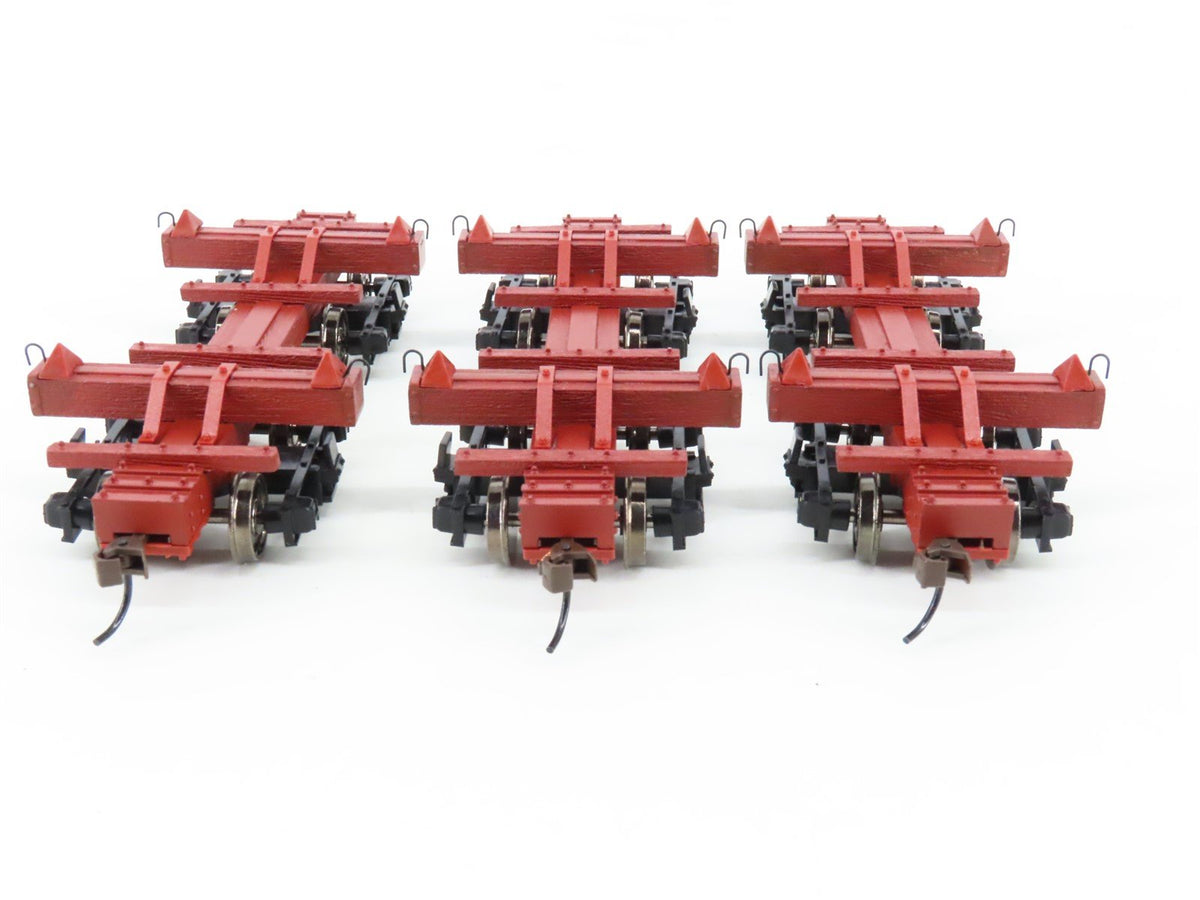 On30 Scale Bachmann Spectrum 27391 Skeleton Log Cars w/ Log Load 3-Pack
