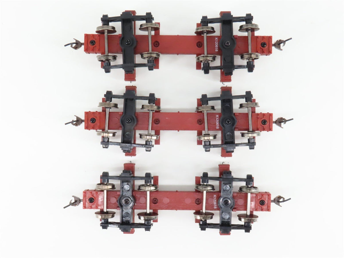 On30 Scale Bachmann Spectrum 27391 Skeleton Log Cars w/ Log Load 3-Pack