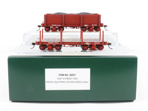 On30 Scale Bachmann Spectrum 26531 Low-Side Gondola w/ Load & Flat Car w/ Stakes