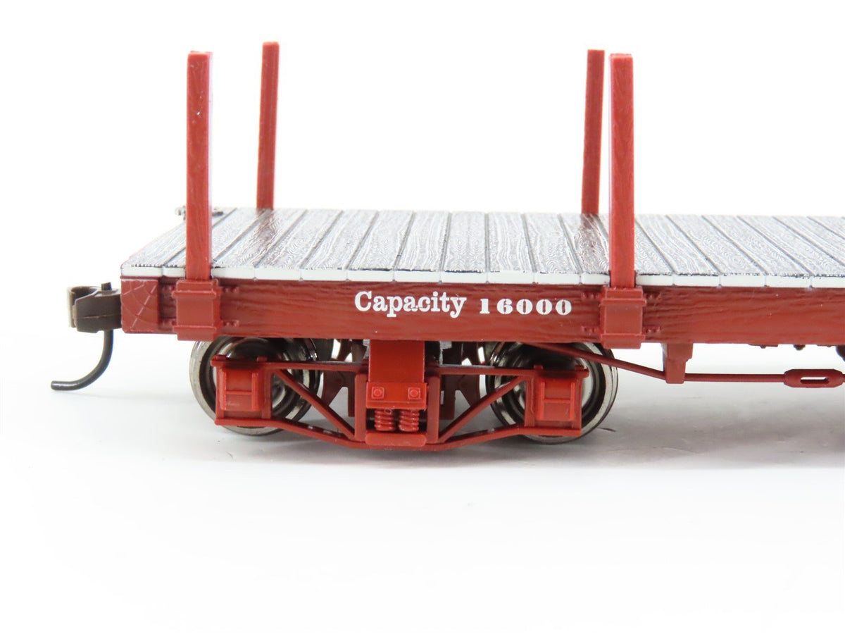 On30 Scale Bachmann Spectrum 26531 Low-Side Gondola w/ Load &amp; Flat Car w/ Stakes