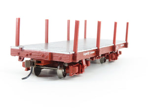On30 Scale Bachmann Spectrum 26531 Low-Side Gondola w/ Load & Flat Car w/ Stakes