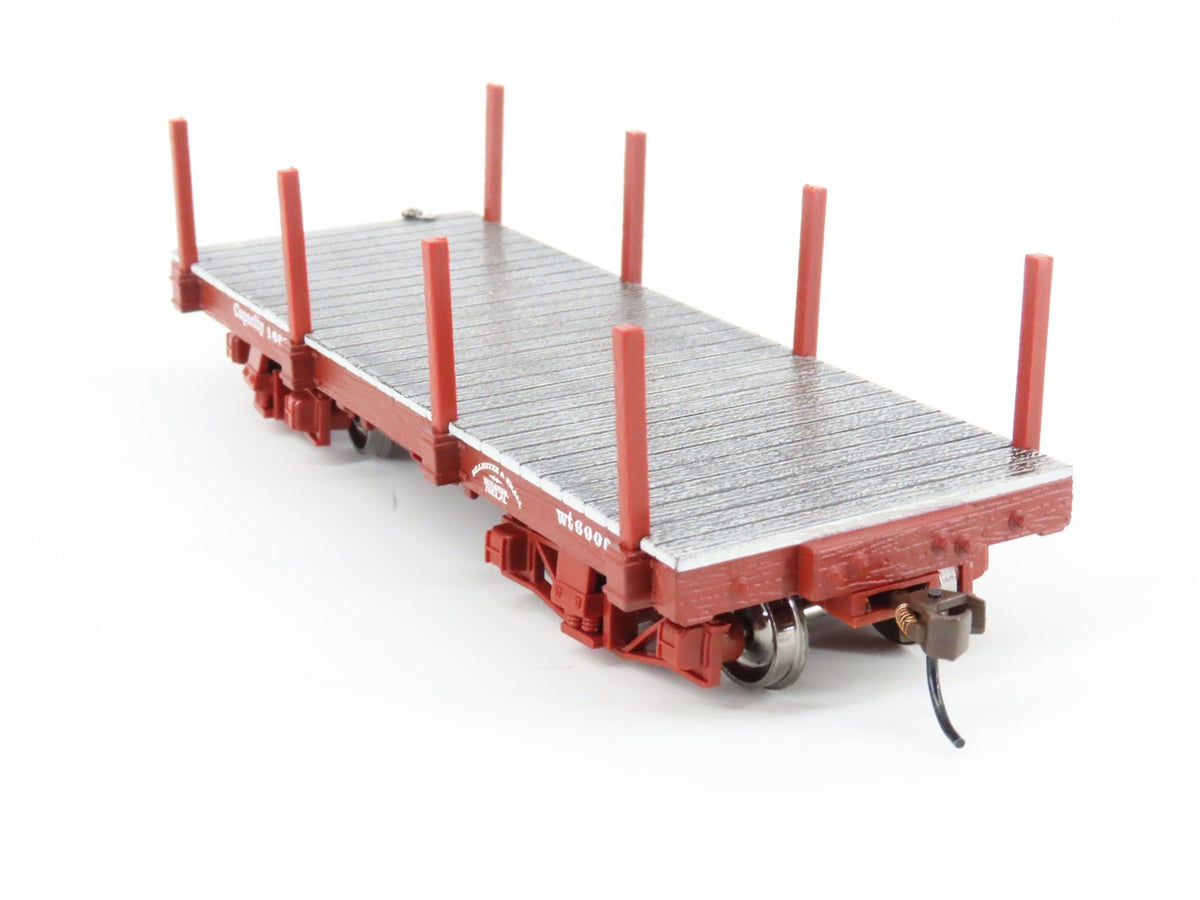 On30 Scale Bachmann Spectrum 26531 Low-Side Gondola w/ Load &amp; Flat Car w/ Stakes
