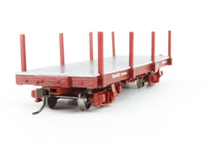 On30 Scale Bachmann Spectrum 26531 Low-Side Gondola w/ Load & Flat Car w/ Stakes