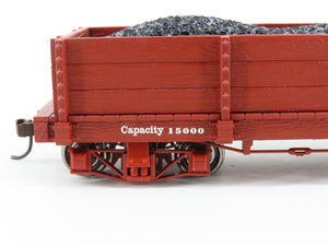 On30 Scale Bachmann Spectrum 26531 Low-Side Gondola w/ Load & Flat Car w/ Stakes
