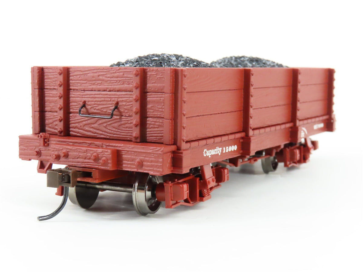 On30 Scale Bachmann Spectrum 26531 Low-Side Gondola w/ Load &amp; Flat Car w/ Stakes