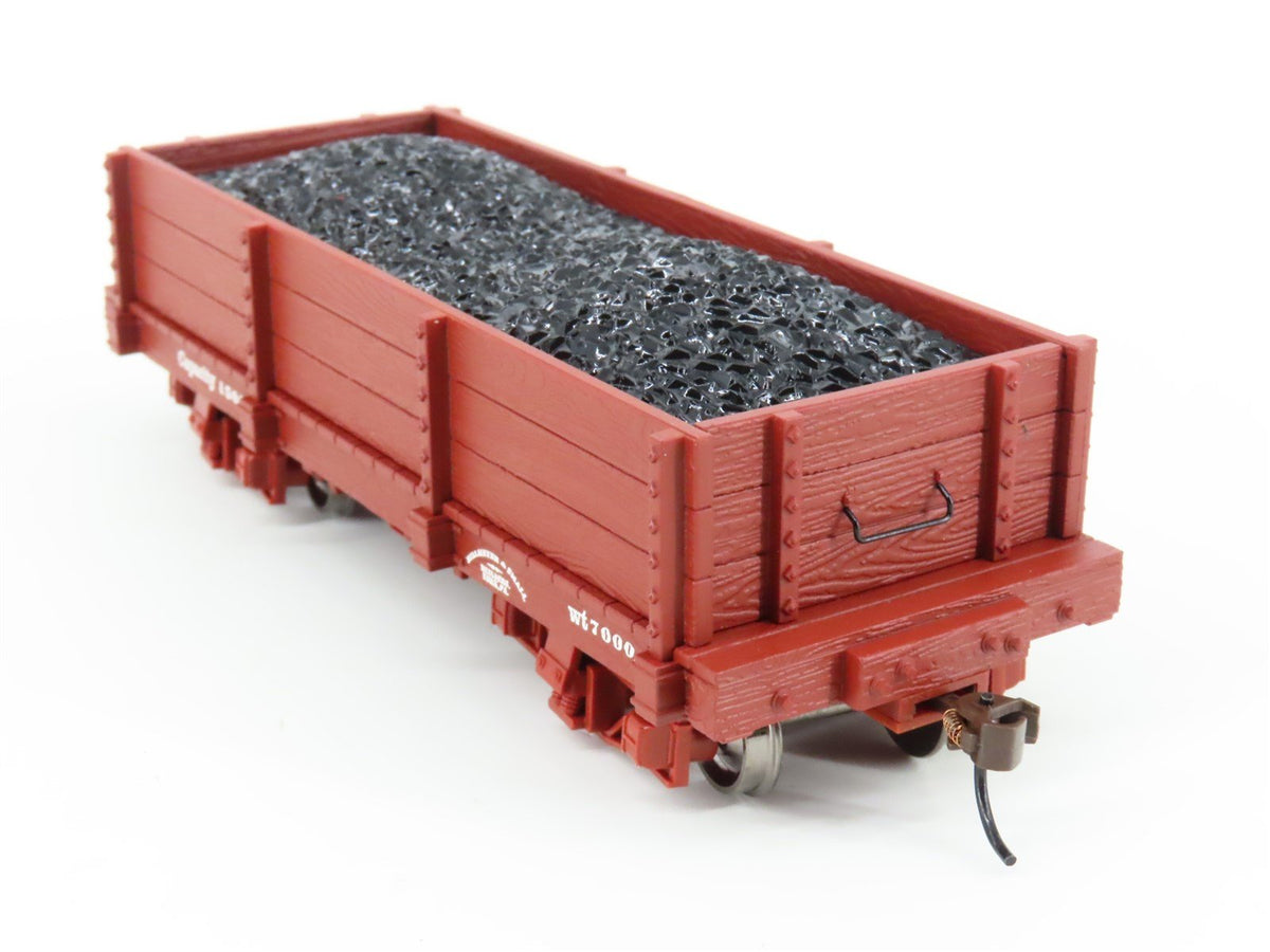 On30 Scale Bachmann Spectrum 26531 Low-Side Gondola w/ Load &amp; Flat Car w/ Stakes