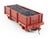 On30 Scale Bachmann Spectrum 26531 Low-Side Gondola w/ Load & Flat Car w/ Stakes