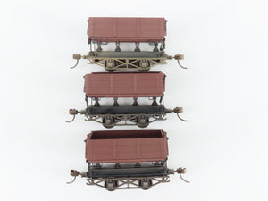 On30 Scale Bachmann Spectrum 29801 Die-Cast Wood Side Dump Cars 3-Pack