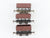 On30 Scale Bachmann Spectrum 29801 Die-Cast Wood Side Dump Cars 3-Pack