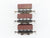 On30 Scale Bachmann Spectrum 29801 Die-Cast Wood Side Dump Cars 3-Pack