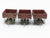 On30 Scale Bachmann Spectrum 29801 Die-Cast Wood Side Dump Cars 3-Pack