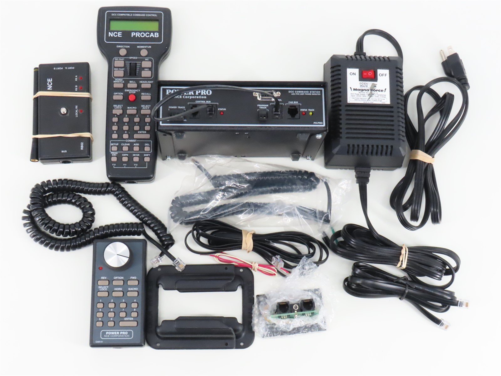 NCE Power Pro 5-Amp Wireless DCC System w/ Power Supply & 2 Throttles