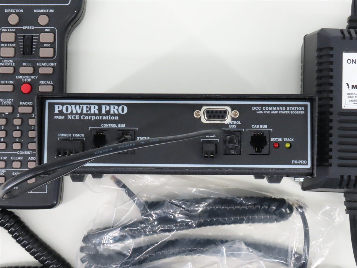 NCE Power Pro 5-Amp Wireless DCC System w/ Power Supply &amp; 2 Throttles