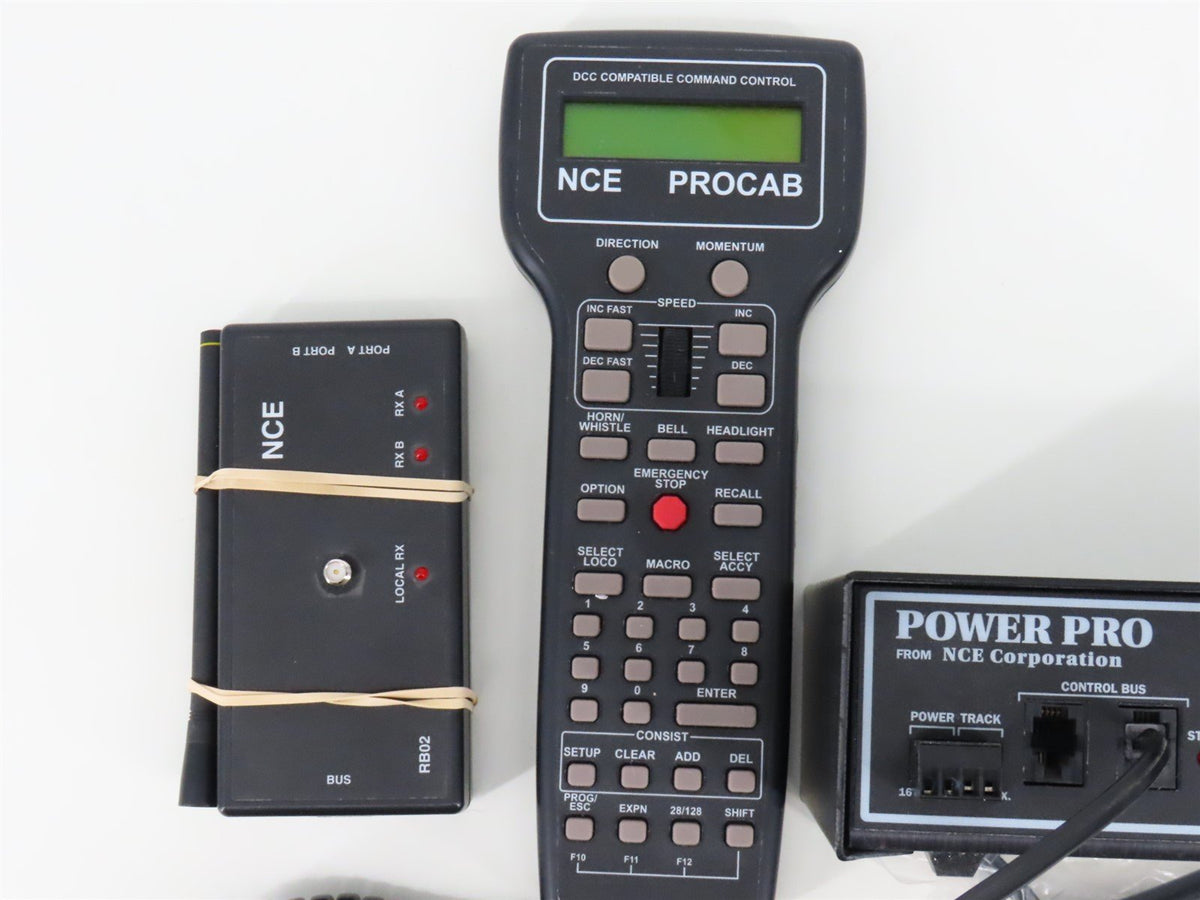 NCE Power Pro 5-Amp Wireless DCC System w/ Power Supply &amp; 2 Throttles