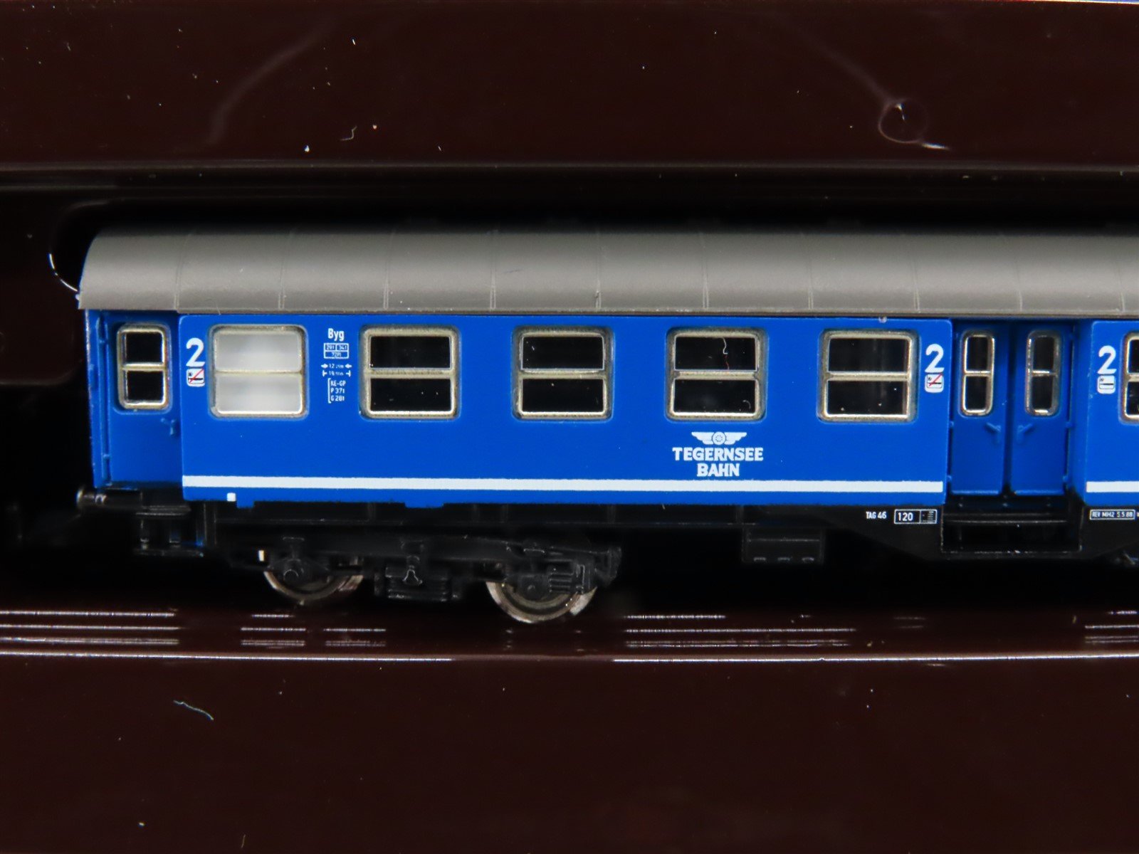 Z Scale Marklin Mini-Club 87072 Tegernsee Railway 2nd Class Passenger 2-Car Set