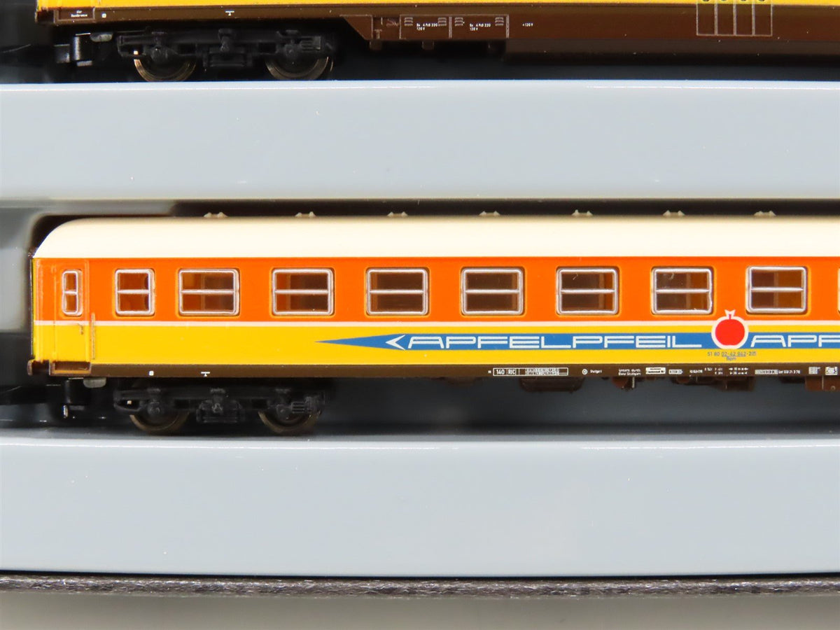 Z Scale Marklin 87286 Apfelpfeil &quot;Apple Arrow&quot; 4-Car Passenger Set