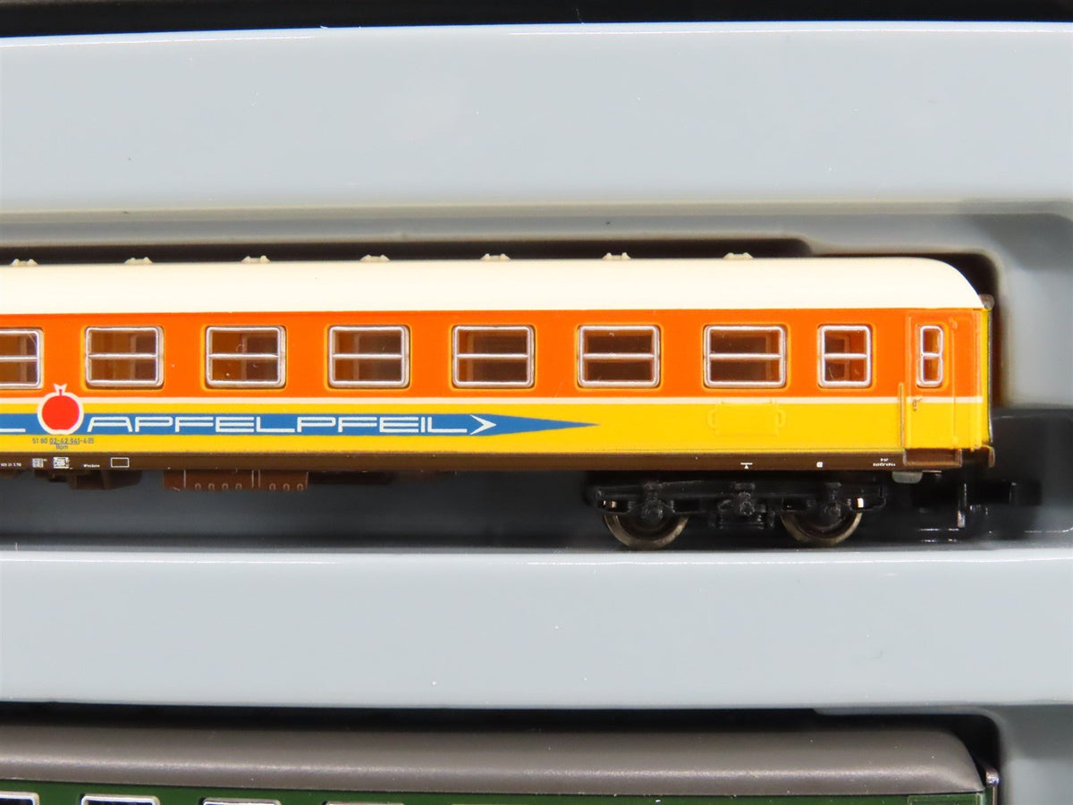 Z Scale Marklin 87286 Apfelpfeil &quot;Apple Arrow&quot; 4-Car Passenger Set