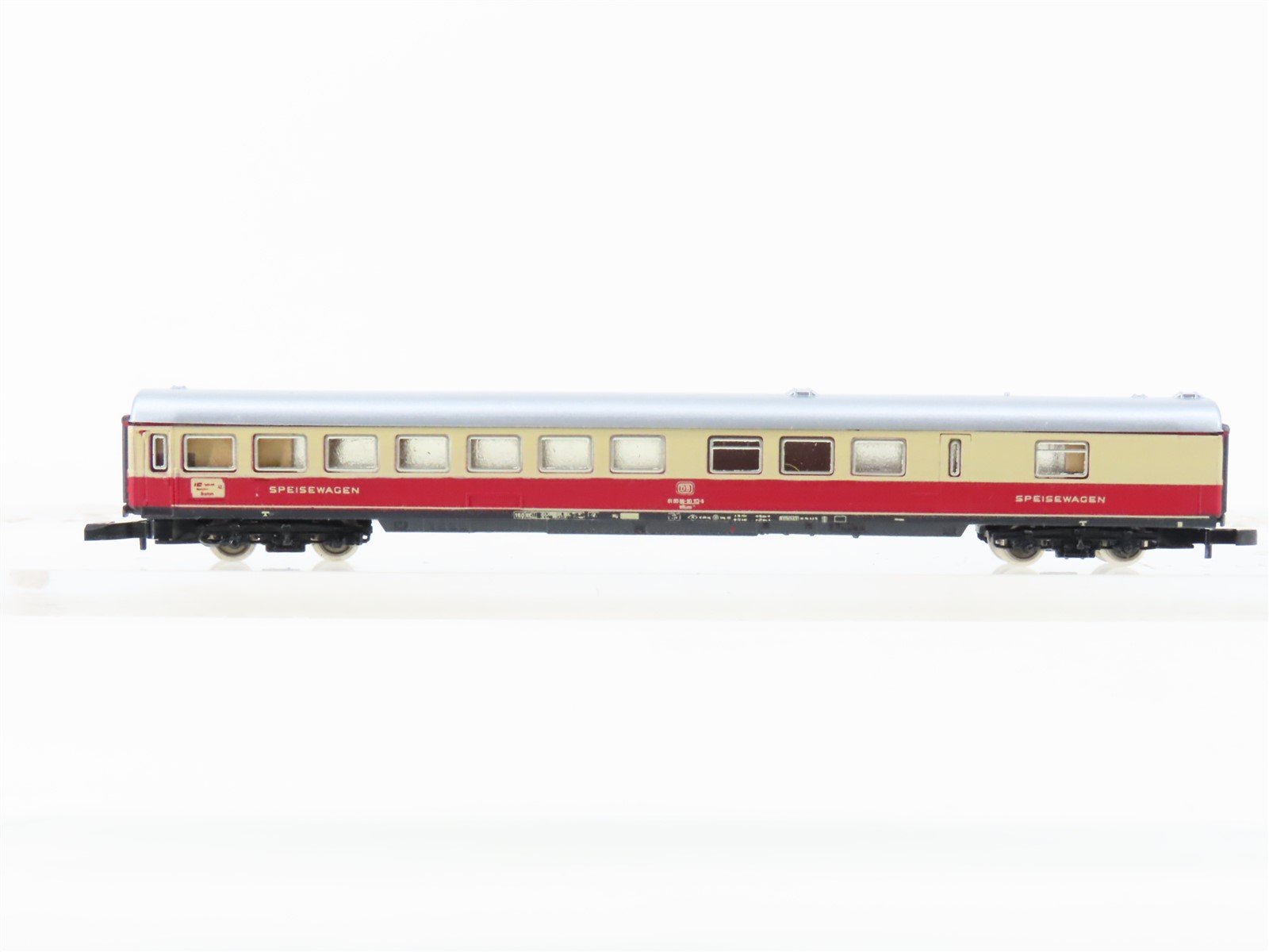 Z Scale Marklin Mini-Club DB Deutsche Bahn (German Railway) Diner Passenger Car