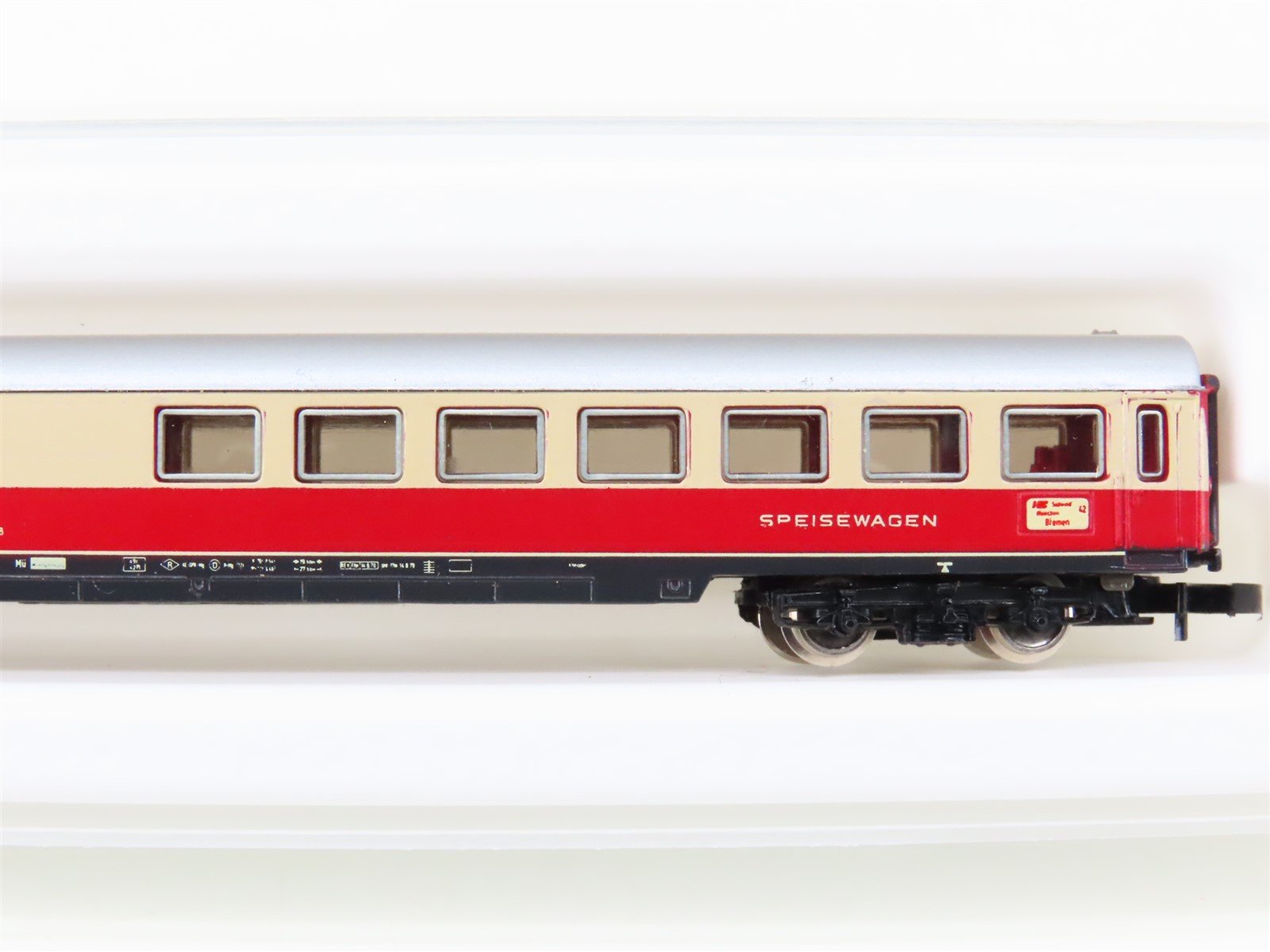 Z Marklin Mini-Club 8726 DB Deutsche Bahn (German) Express Diner Passenger