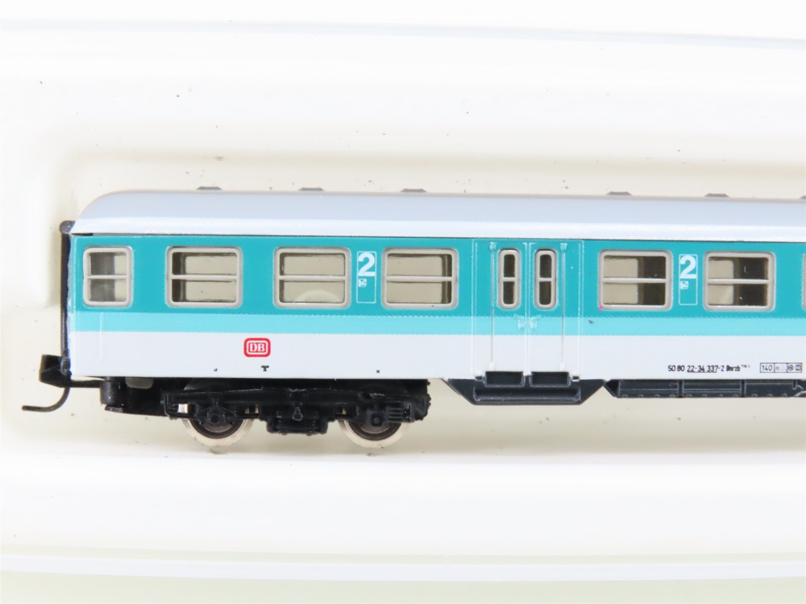 Z Scale Marklin Mini-Club 8780 DB Deutsche Bahn German 2nd Class Passenger Car