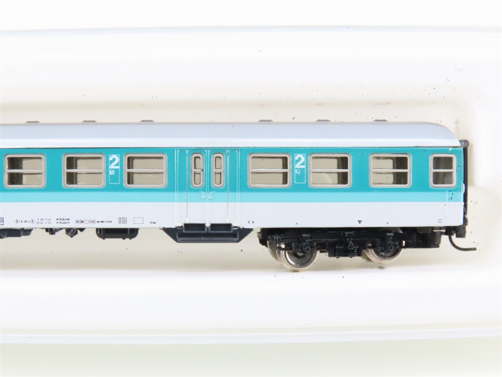 Z Scale Marklin Mini-Club 8780 DB Deutsche Bahn German 2nd Class Passenger Car