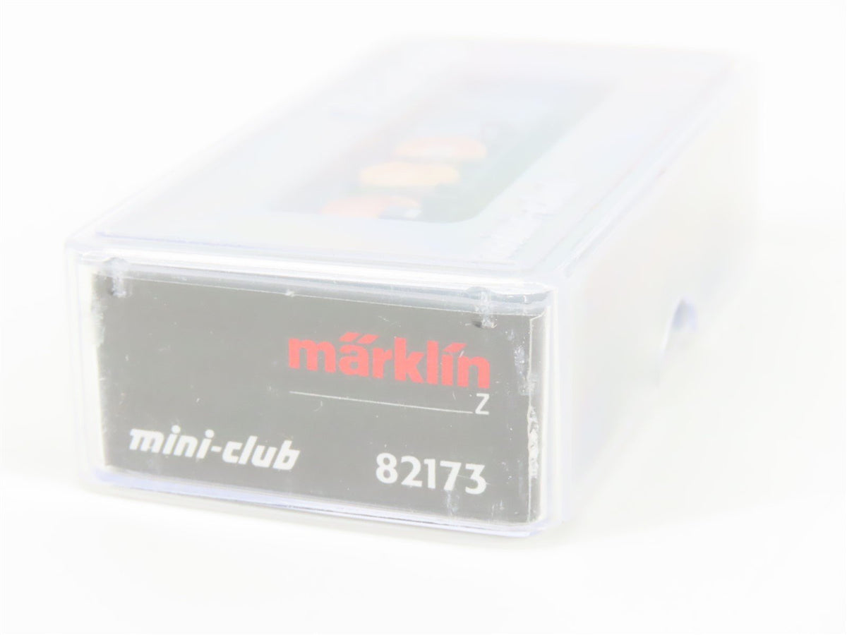 Z Scale Marklin Mini-Club 82173 Flat Car w/ Wine Barrel Load &amp; Brakeman&#39;s Cab