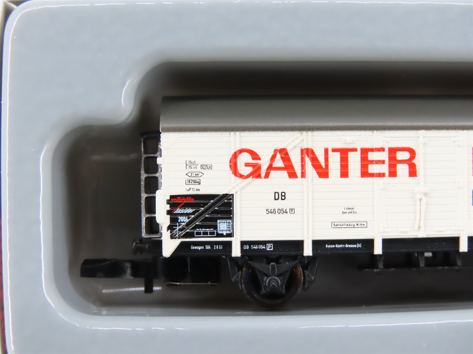 Z Scale Marklin Mini-Club 2004 Insider 80314 DB German Ganter Bier Reefer