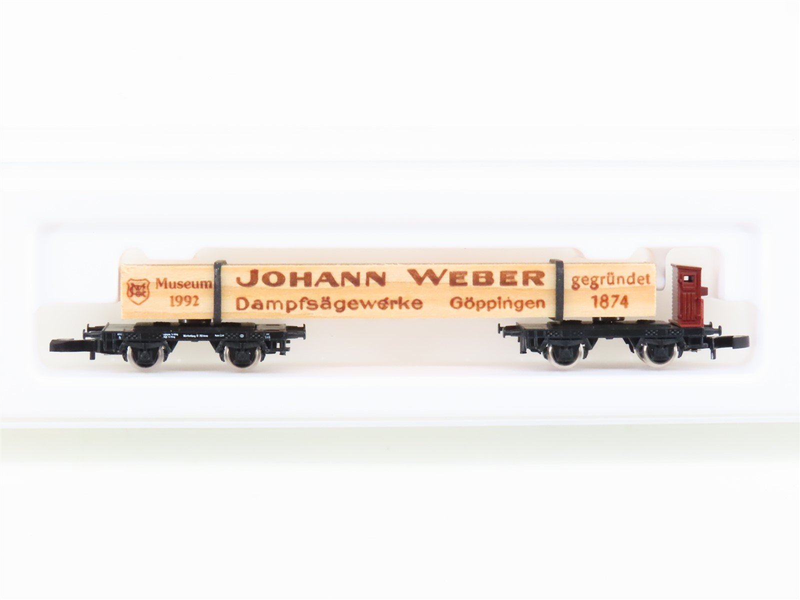 Z Scale Marklin Mini-Club 1992 Museumswagen Johann Weber Lumber Car