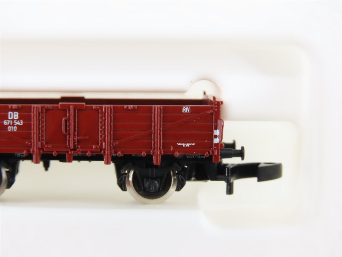 Z Scale Marklin Mini-Club 82322 DB Deutsche Bahn Gondola w/ Brakeman&#39;s Cab