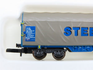 Z Scale Marklin Mini-Club 86353 OBB Austrian Railway Steel Flat Car w/ Tarp