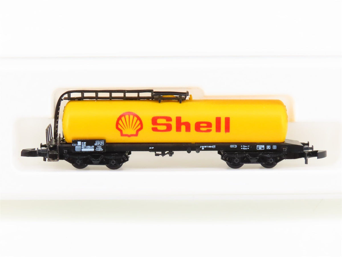Z Scale Marklin Mini-Club 8625 Shell Oil Tank Car #007 5 650