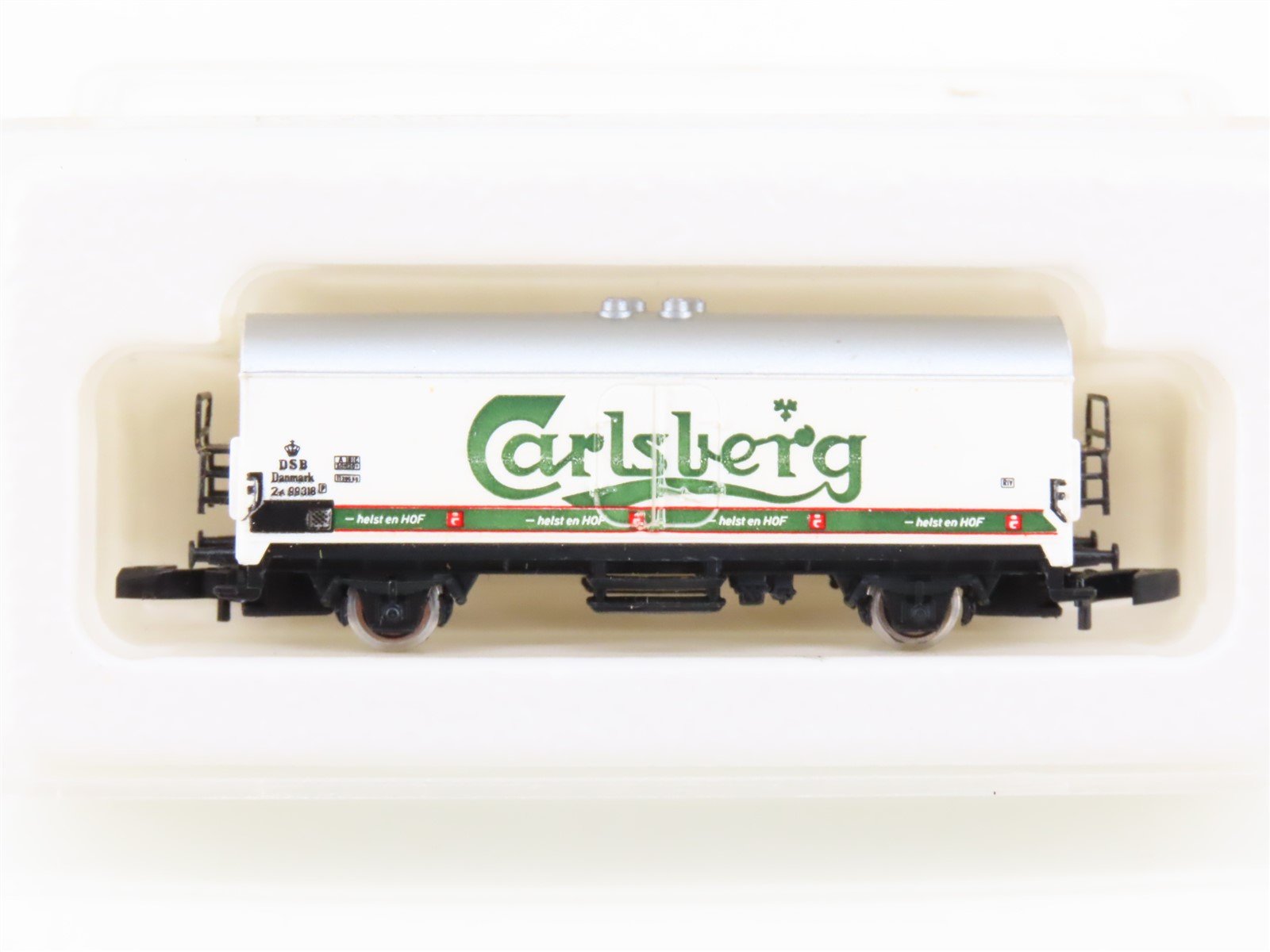 Z Scale Marklin Mini-Club 8600 DSB Denmark Railway Carlsberg Beer Reefer