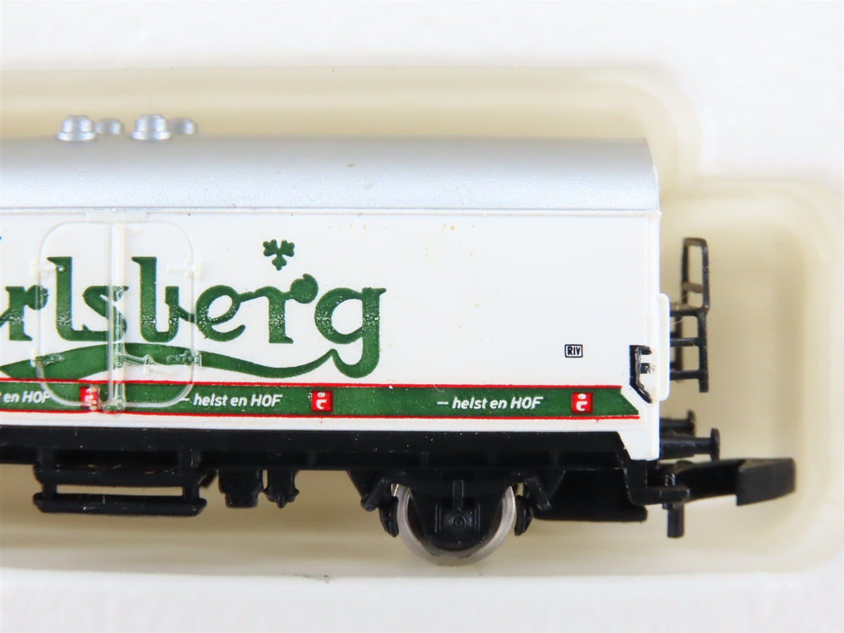Z Scale Marklin Mini-Club 8600 DSB Denmark Railway Carlsberg Beer Reefer