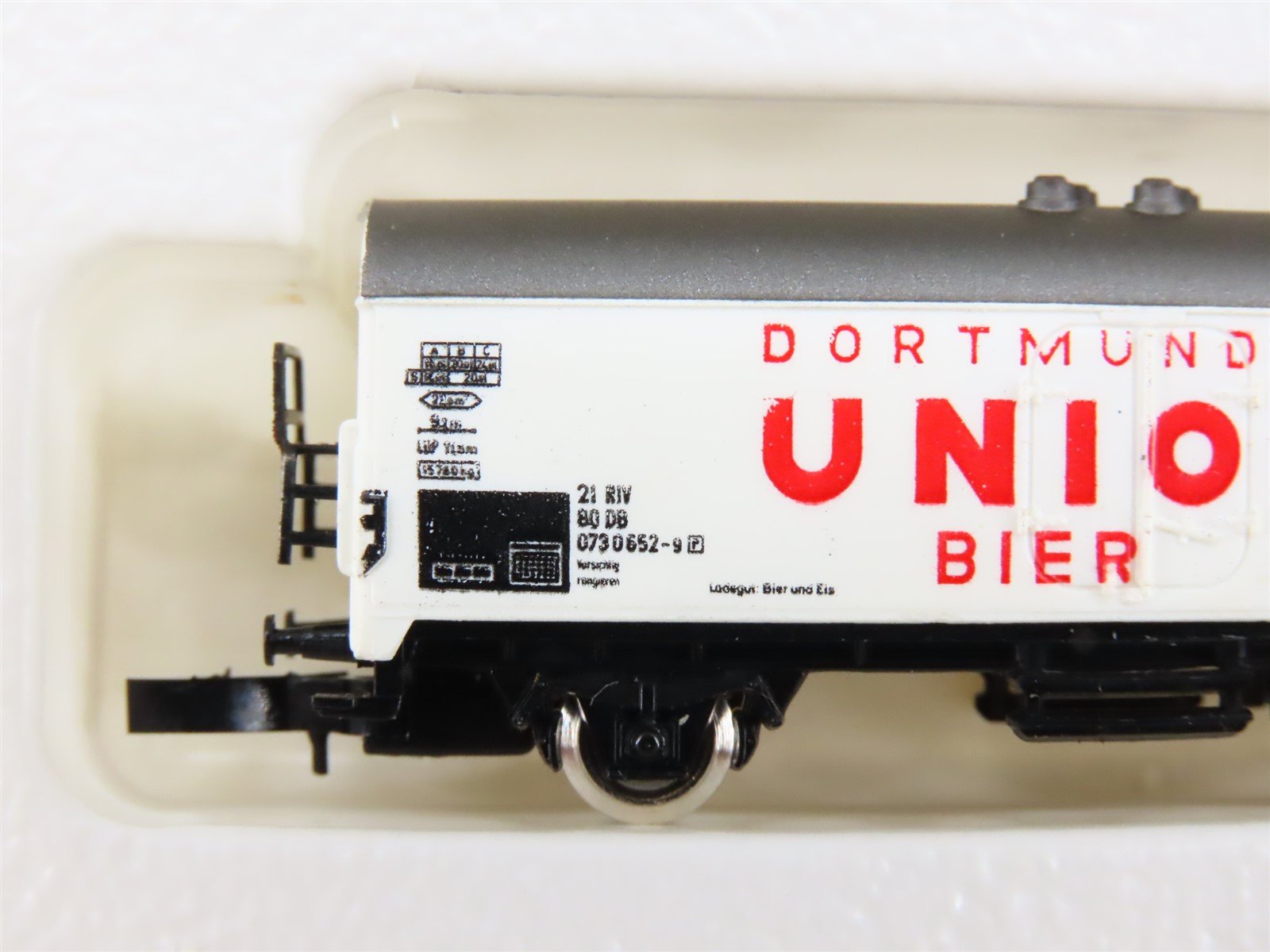 Z Scale Marklin Mini-Club 8601 Dortmunder Union Bier Reefer #073 0 652-9