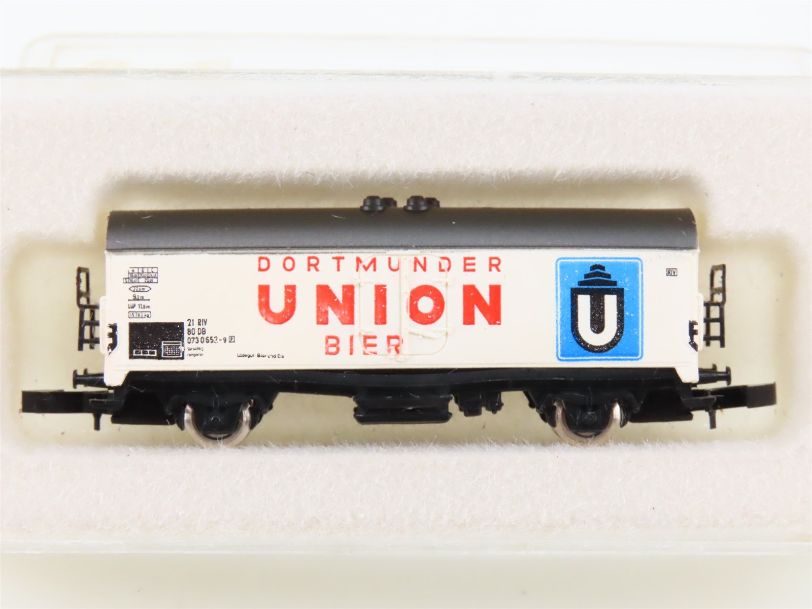 Z Scale Marklin Mini-Club 8601 Dortmunder Union Bier Reefer #073 0 652-9
