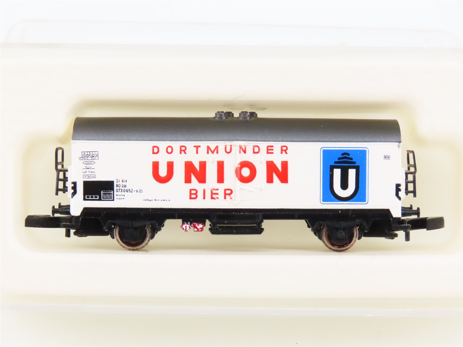 Z Scale Marklin Mini-Club 8601 Dortmunder Union Bier Reefer #073 0 652-9