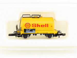Z Scale Marklin Mini-Club 8611 Shell Oil Tank Car #0724 418-7