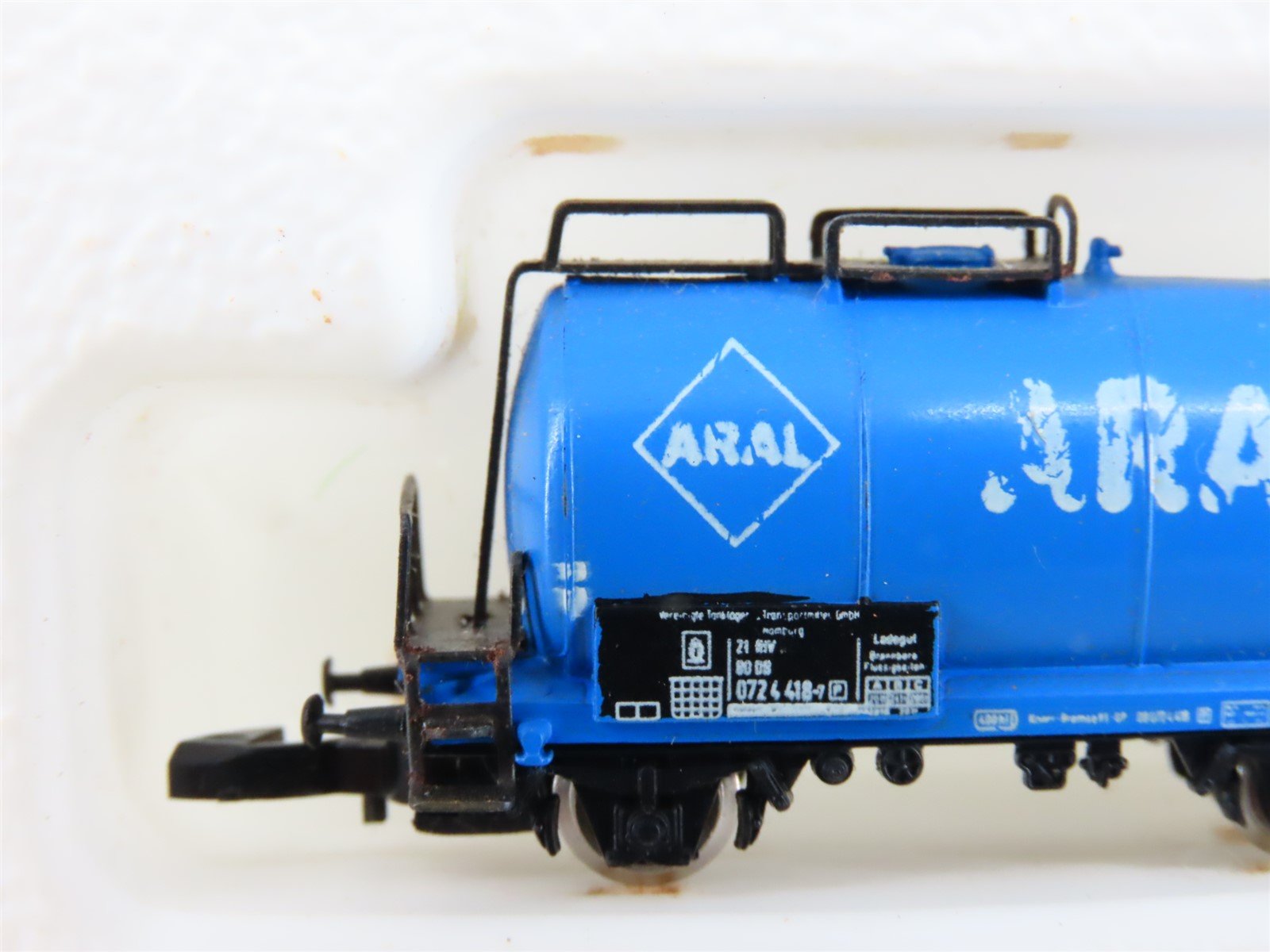 Z Scale Marklin Mini-Club 8613 Aral Tank Car #072-4 418-7