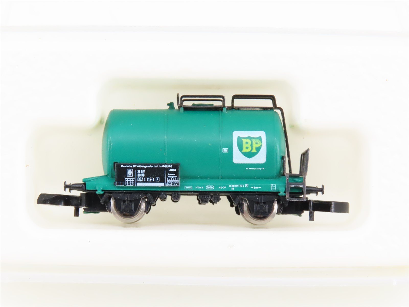 Z Scale Marklin Mini-Club 8614 BP Oil Tank Car #002 1 112-6