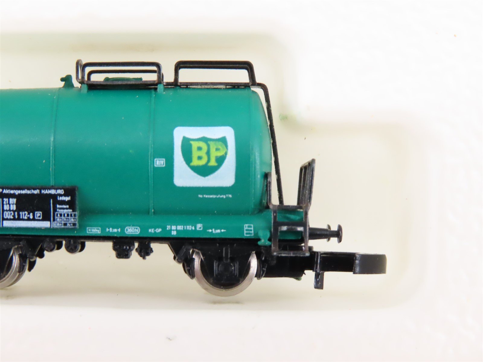 Z Scale Marklin Mini-Club 8614 BP Oil Tank Car #002 1 112-6