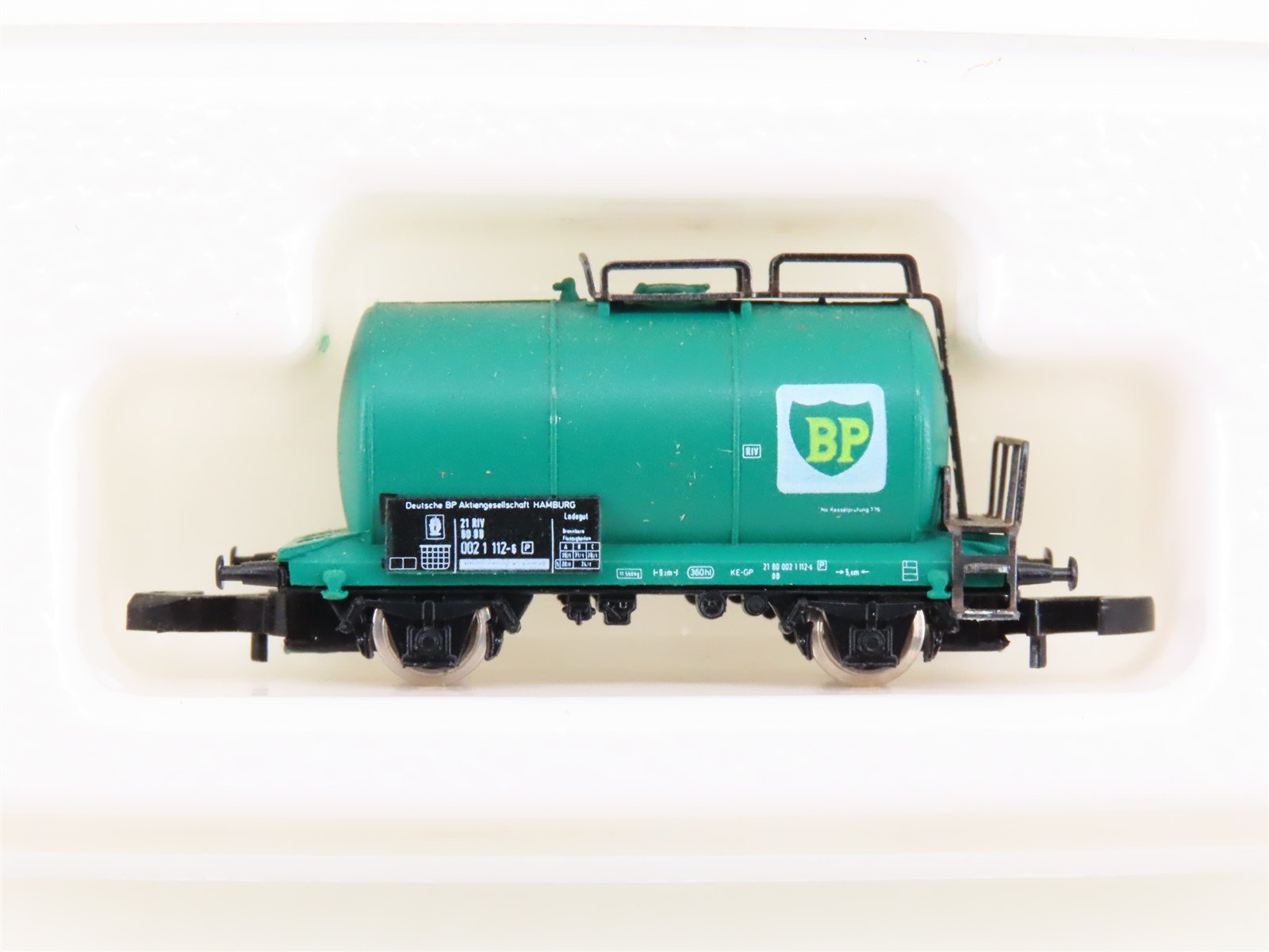 Z Scale Marklin Mini-Club 8614 BP Oil Tank Car #002 1 112-6
