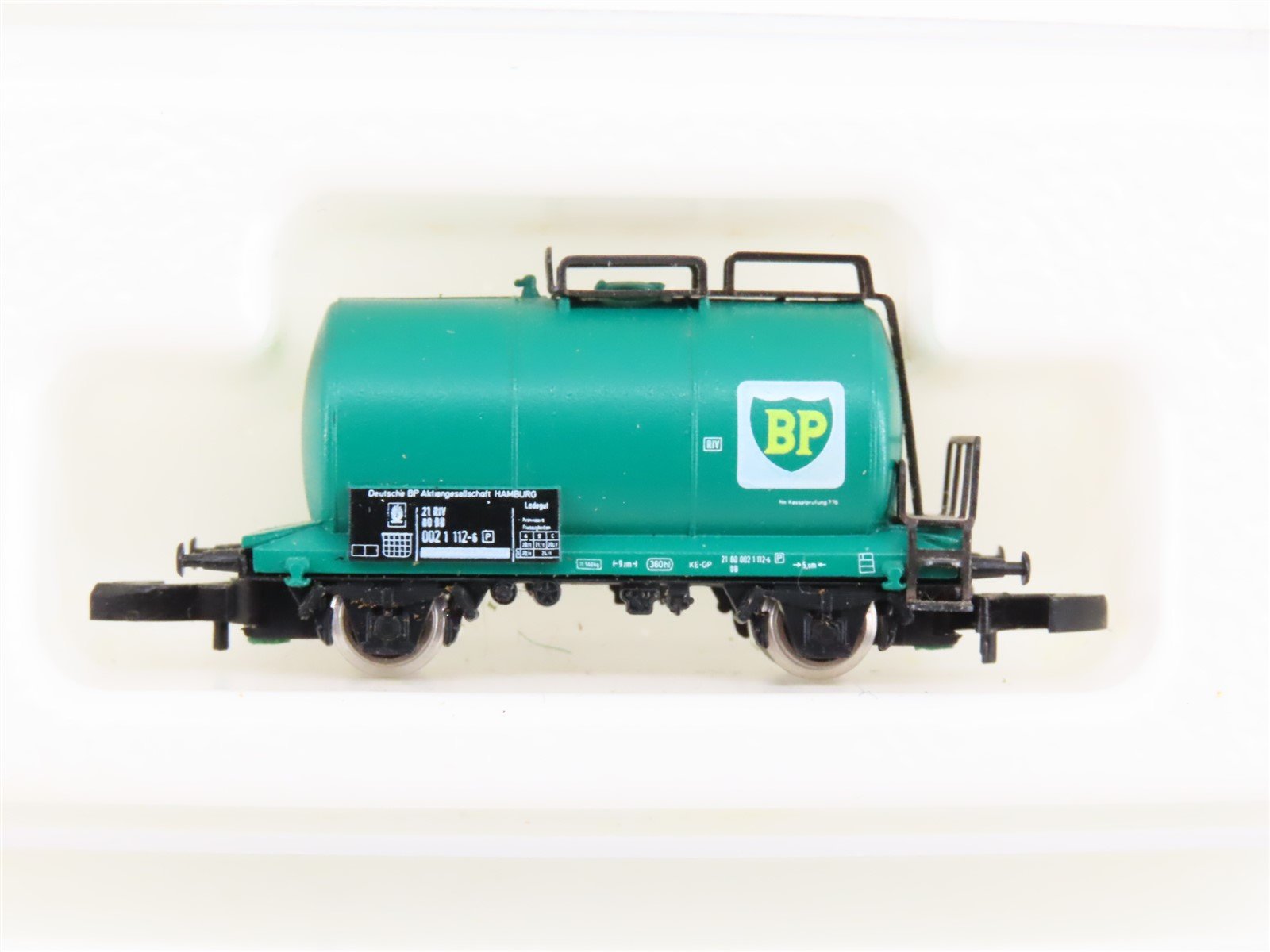 Z Scale Marklin Mini-Club 8614 BP Oil Tank Car #002 1 112-6