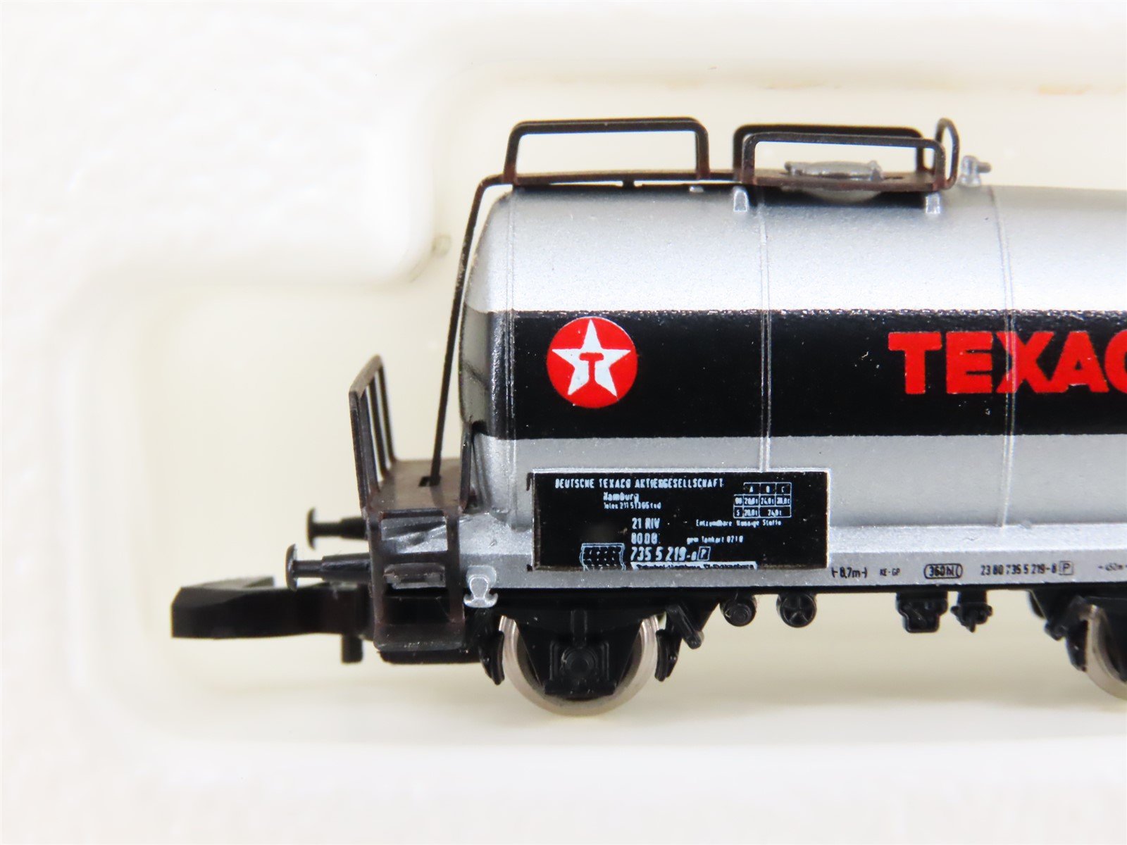 Z Scale Marklin Mini-Club 8629 Texaco Tank Car #735 5 219-8